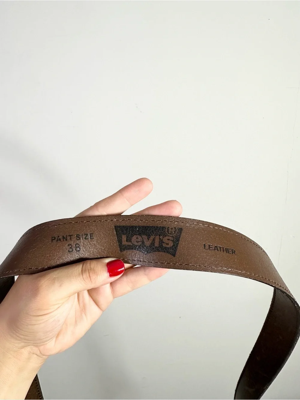 Levi’s Brown Leather Buckle Belt